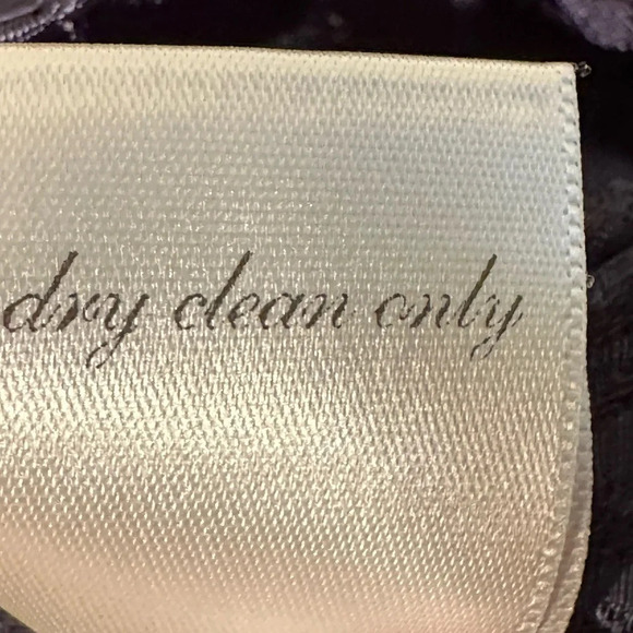 BIRDCAGE Anthropologie Navy Blue Sleeveless Cocktail Dress LARGE Back Cut Out - Picture 14 of 14